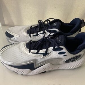 Under Armour  Sneakers Micro Anatomix Low   White Blue 16.5 New